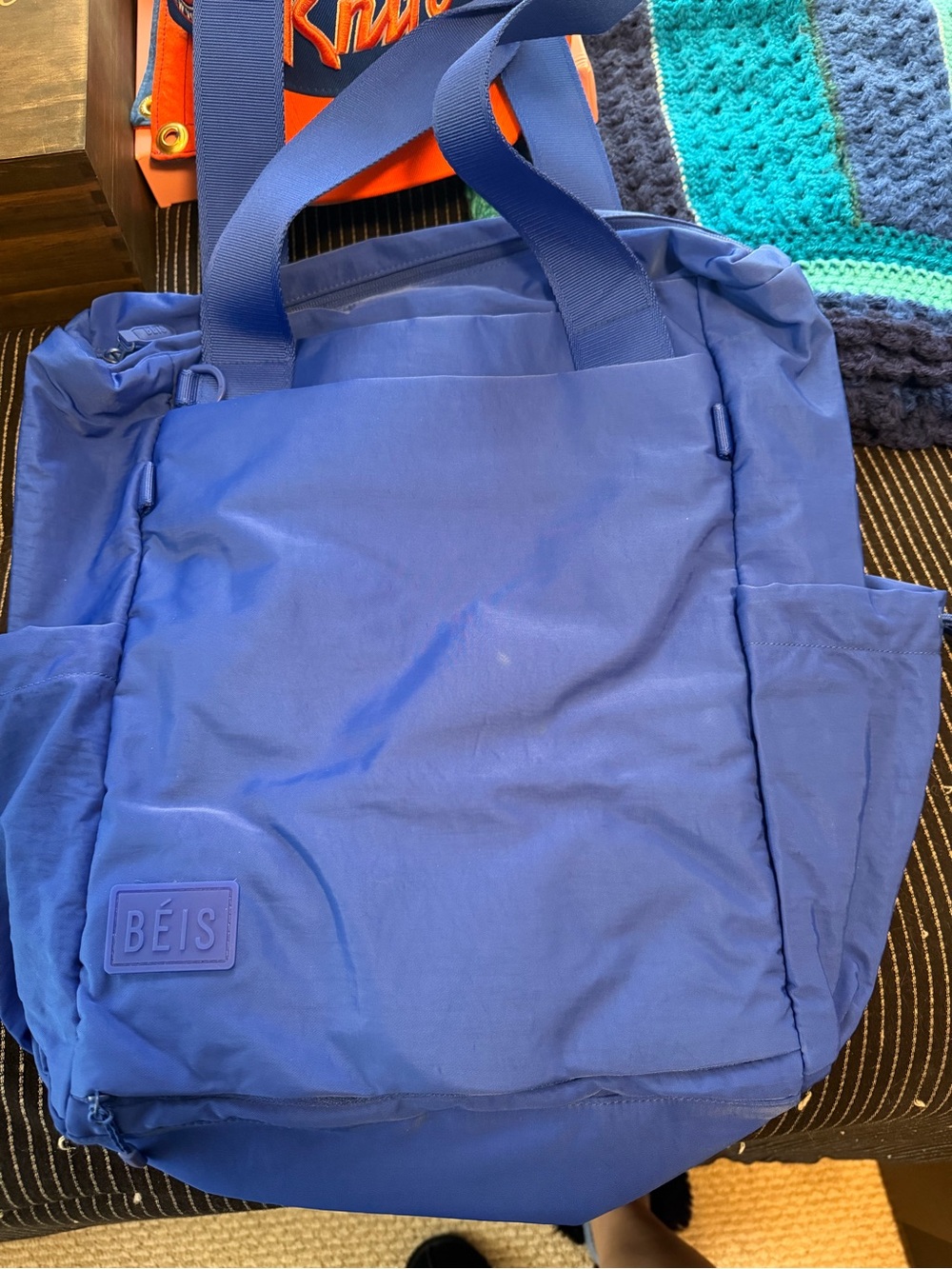 BEIS The Sports Tote in Cobalt Blue